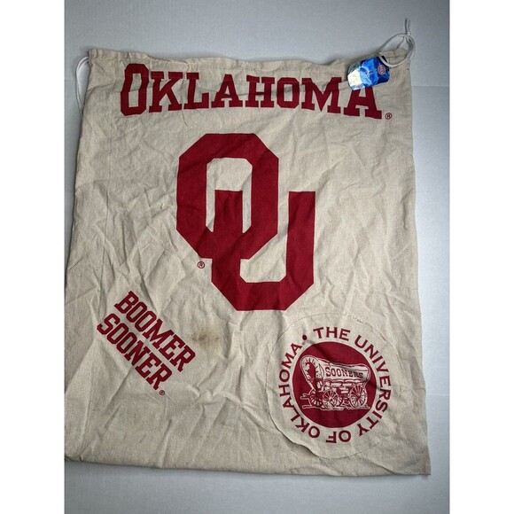 OU Sooner Large Drawstring Bag NCAA football tailgate - Picture 1 of 8